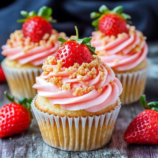 Strawberry Crunch Cupcake (4 pack)